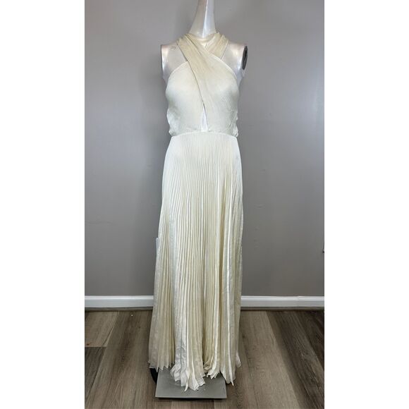 NWT A.L.C. Athena Dress in Whisper White Size 6 $795 - Picture 4 of 10